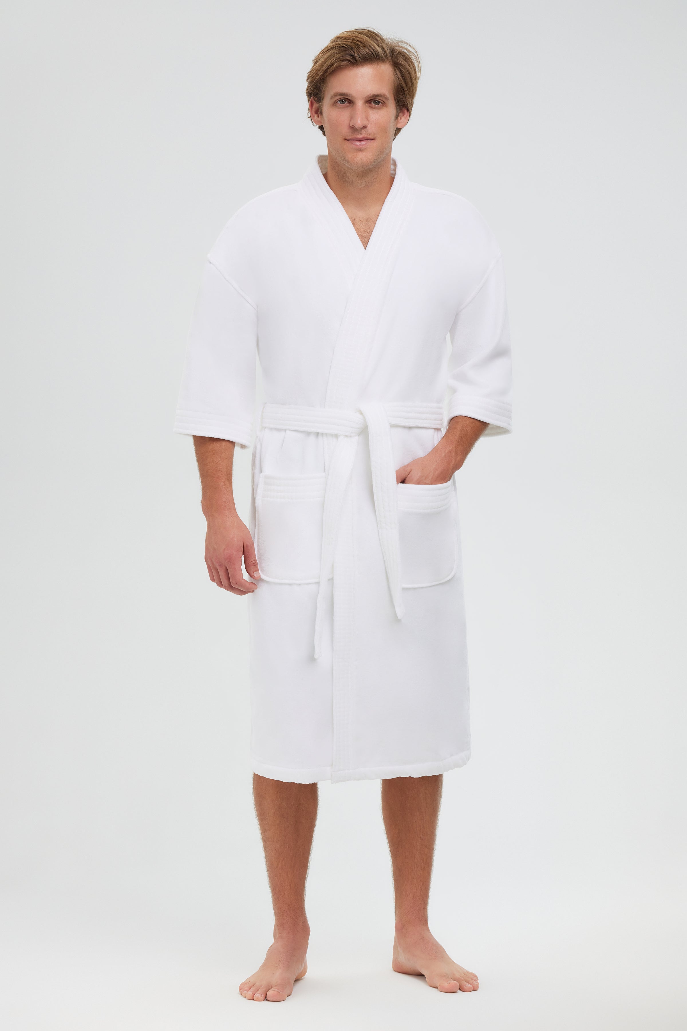 12oz. Luxury Velour Terry Kimono Robe 12oz. Luxury Velour Terry Kimono Robe