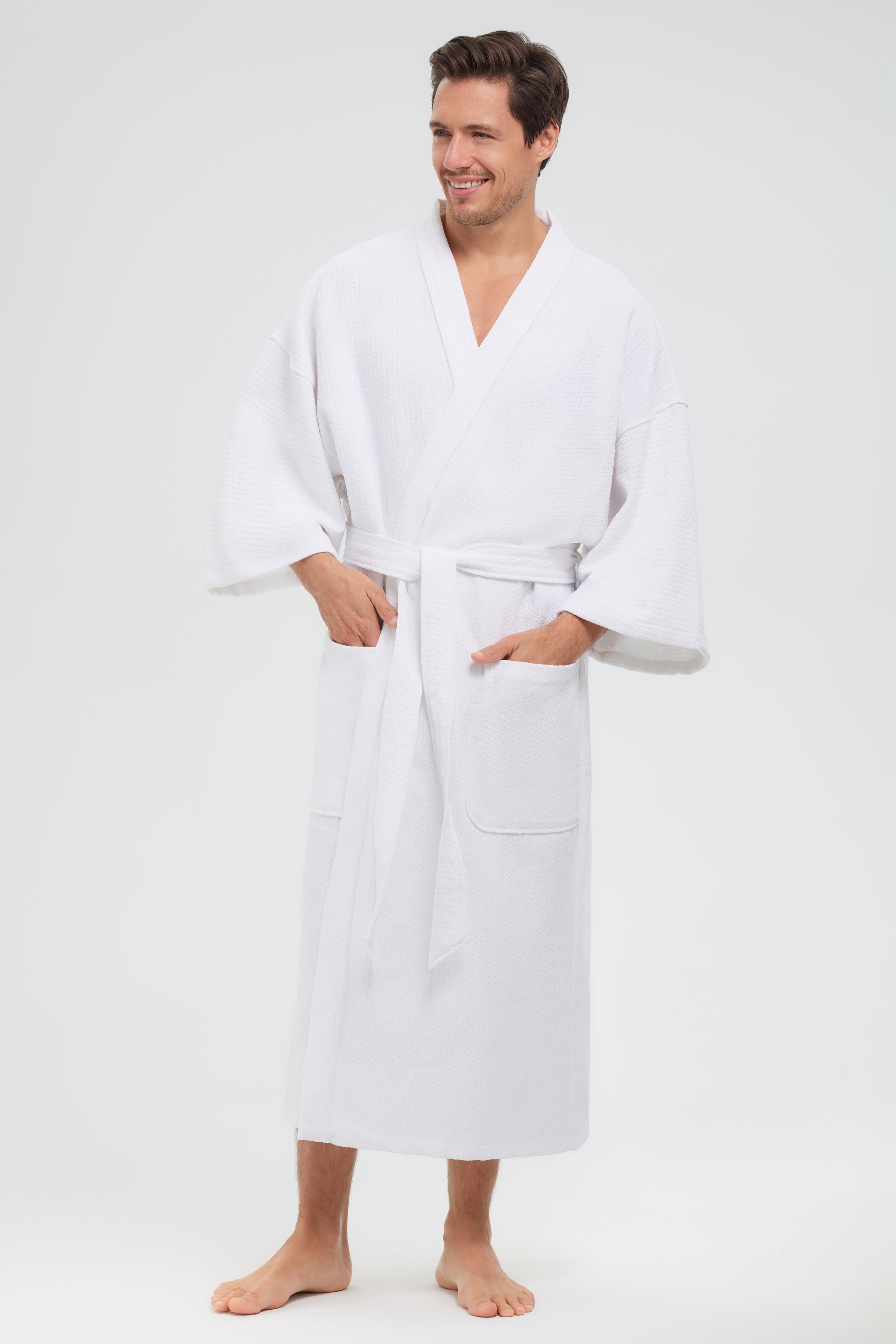 100% Cotton Diamond Style Waffle Robe 100% Cotton Diamond Style Waffle Robe