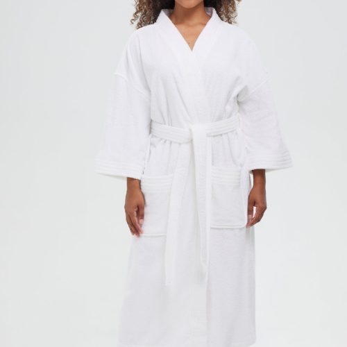 11oz. Basic Loop Terry Kimono Robe